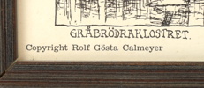 Rolf Gösta Calmeyer, "Österlen", tryck.