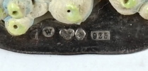 Berit Johansson och Lasse Frisk, halskedja med hänge, silver 925/keramik.