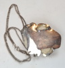 Berit Johansson och Lasse Frisk, halskedja med hänge, silver 925/keramik.