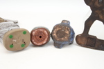 Figuriner, 4 st, keramik, Dorothy Clough och Lars Bergsten.