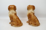Figuriner, hundar, 2 st, porslin, 1900-tal.