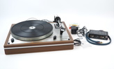 Skivspelare, Thorens, pickup Ortofon OM 10, samt förstärkare.