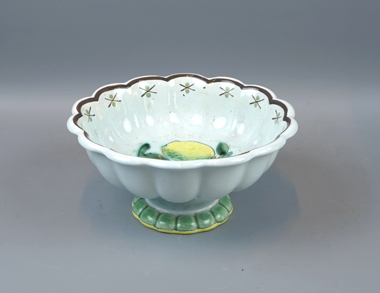 Arthur Percy, fruktskål, flintgods, ''Citron'', Gefle.