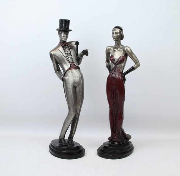 Michael Katok, figuriner, 2 st, konstmassa, Austin Productions.
