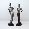 Michael Katok, figuriner, 2 st, konstmassa, Austin Productions.