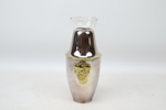 Vas med insats, nysilver/glas, art deco.