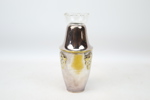 Vas med insats, nysilver/glas, art deco.
