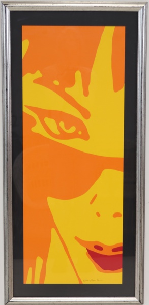 Johnny Acosta, färgserigrafi nr 4/250, signerad.