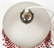 Taklampa, glas, jugendstil.