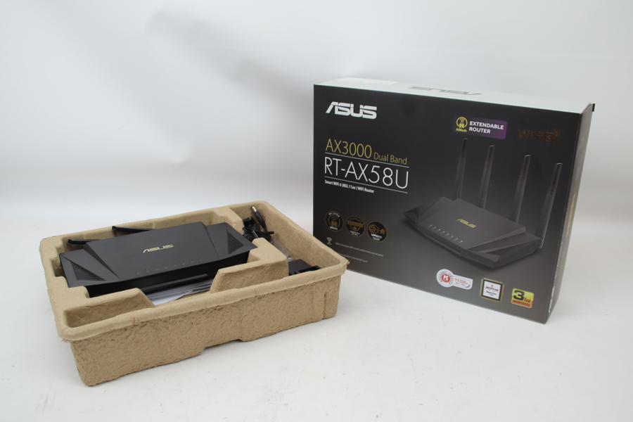 Wifi Router, ASUS AX3000 RT-AX58U.