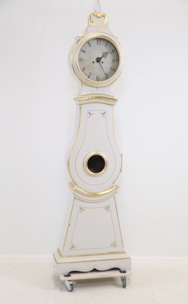 Golvur, trä/metall, 1800-tal.