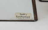 Ljuslyktor, glas/metall, Smith's Konsthanverk.