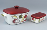 Marianne Westman, karott och smörask, porslin, ''Verdura'', Rörstrand.