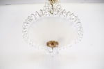 Taklampa, glas/metall.