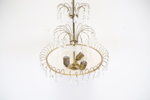 Taklampa, glas/metall.