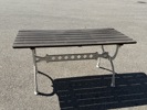 Trädgårdsbord, aluminium/trä, Byarum.