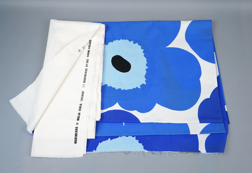 Maija Isola, tyg, ''Unikko'', Marimekko, Finland.