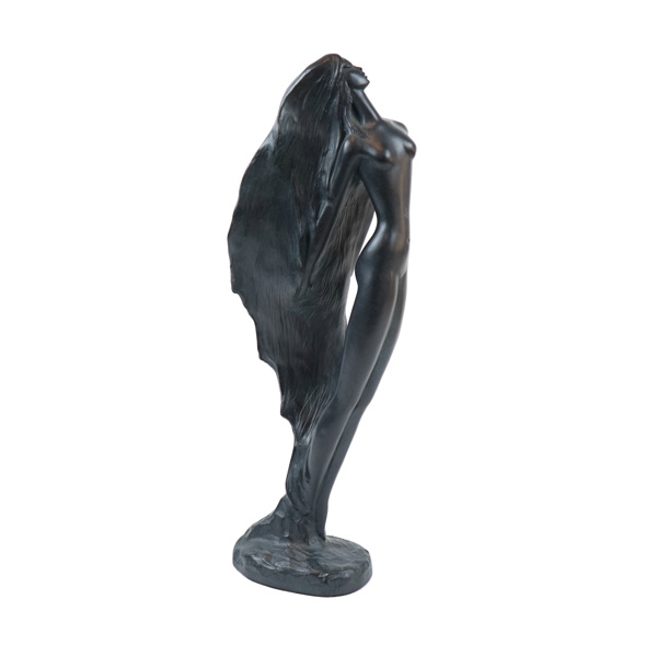 David FIsher, skulptur, keramik, signerad Fisher, Austin Sculpture.