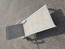 Solsäng, metall/nylon, ställbar rygg, "Rimini", Mio.