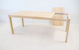 Niels Gammelgaard, matbord med hjul, björk, "Pelto", Designstudio Copenhagen för IKEA.