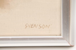 Sven-Åke Svensson, olja på duk, signerad Svenson.