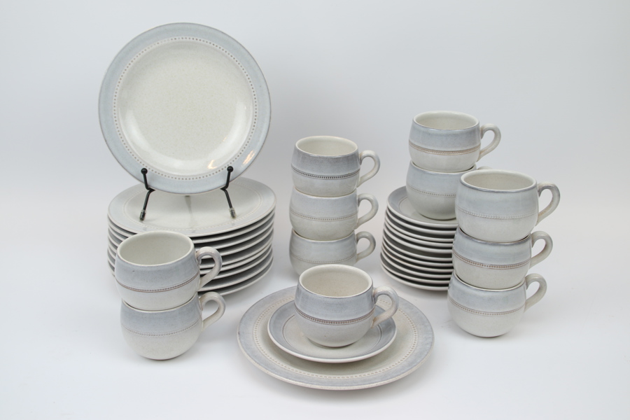 Kaffeservis, 22 delar, keramik, Höganäs.