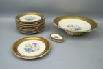 Fruktservis, 16 delar, porslin, "Chippendale", Rosenthal.