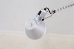 Michele De Lucchi & Giancarlo Fassina, golvlampor, justerbara, 2 st, metall, "Tolomeo", Artemide, Italien.