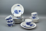 Kaffeservis, 12 delar, porslin, Blå Blomst, Royal Copenhagen.