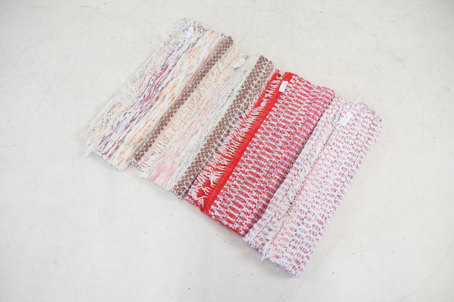 Trasmattor, 4 st, textil.