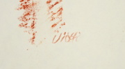 Ulla Viotti, pastell, signerad.