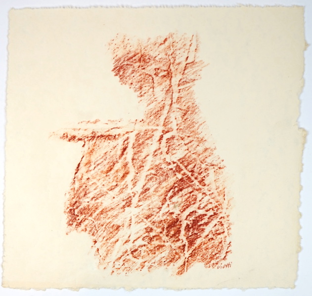 Ulla Viotti, pastell, signerad.