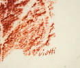 Ulla Viotti, pastell, signerad.