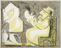 Lars Karlmark och Lennart Rosensohn, provtryck och litografi nr 41/90, signerade.