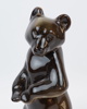Figurin, björn, porslin, USSR.