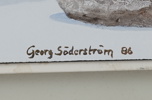 Lennart Holmbom och Georg Söderström, olja och emalj, signerade.