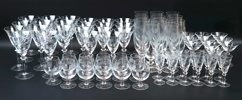Glasservis, 66 delar, ''Blåklocka'', Duka.