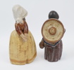 Figuriner, 2 st, Lladro, Spanien.