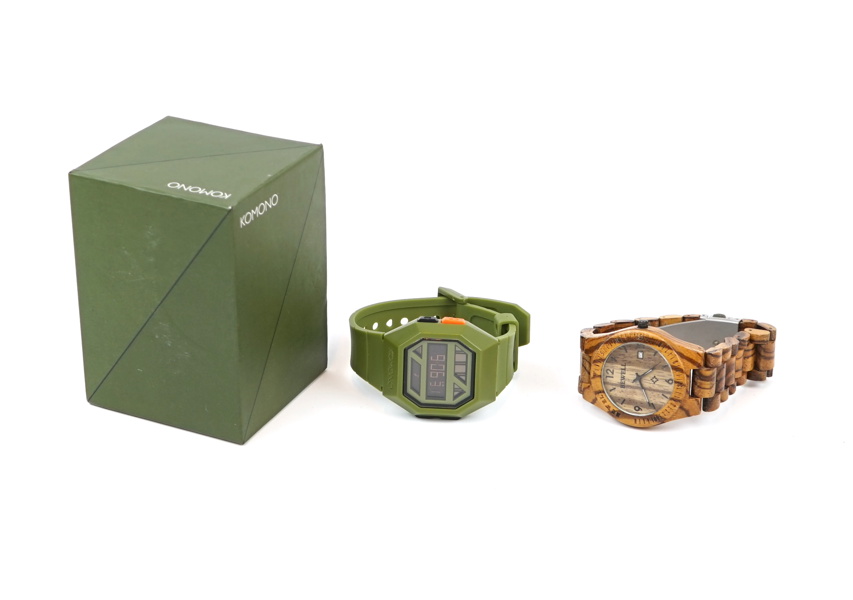 Armbandsur, 2 st, Komono och Bewel.