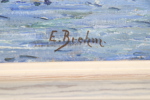 Emil Brehm, olja på duk, signerad.