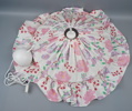 Taklampa, metall/textil, ''Matilda Secret Garden'', Melimeli.