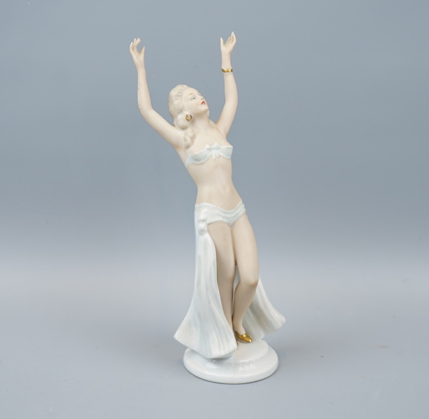 Figurin, porslin, Wallendorf.