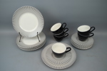 Kaffeservis, 12 delar, porslin, "Zebra", 2000-tal.