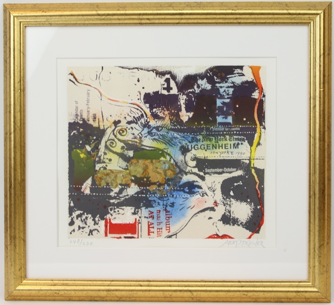 Ardy Strüwer, "New York Guggenheim Souvenir", llitografi 248/250, signerad.