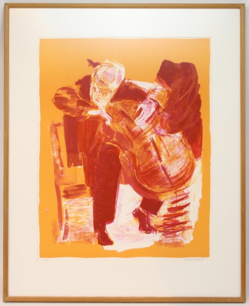 Margareta Linton-Lindekrantz, litografi 81/200, signerad, 1986.