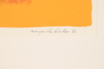 Margareta Linton-Lindekrantz, litografi 81/200, signerad, 1986.