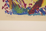 Sven X:et Erixson, litografi 105/260, signerad, 1955.