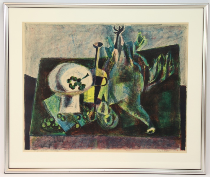 Gerhard Nordström, originallitografi 40/99, signerad.