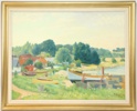 Fritz Kärfve, olja på duk, signerad, 1958.