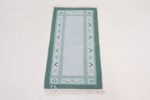 Margareta Lundahl, matta, rölakan, monogramsignerad ML.